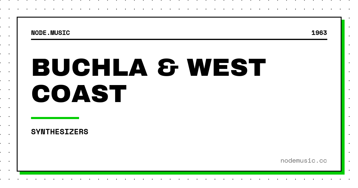 Buchla & West Coast (1963)