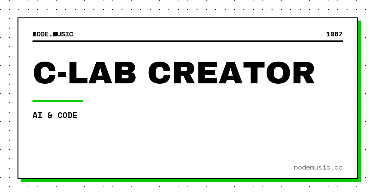 C-Lab Creator (1987)